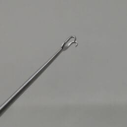 Guthrie Fixation double prong Hook, 2.0mm, flat handle, E0532